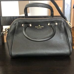Kate Spade black leather cross body purse. Great!